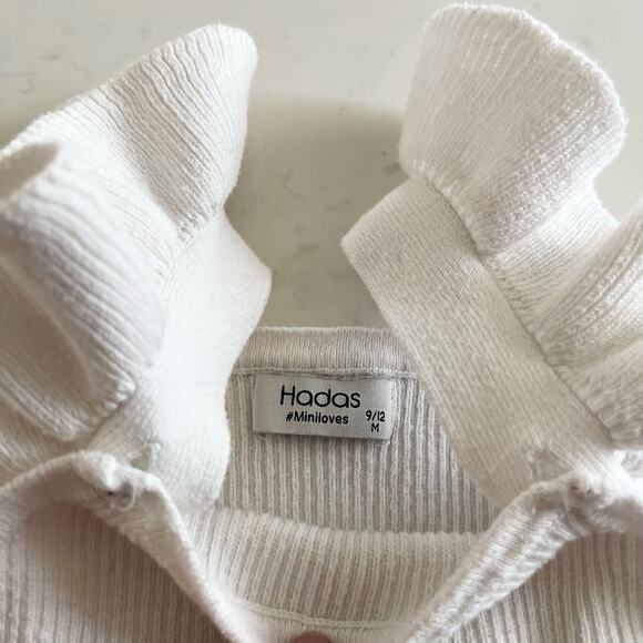 Hadas Girls Mixed Media Knit Summer Romper size 9-12 months - Picture 2 of 6